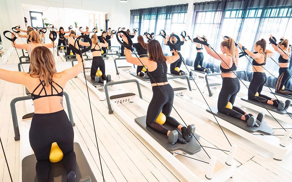 Group Of Women Sharing A Workout